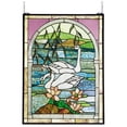thumbnail image 1 of Meyda Tiffany 23868 Stained Glass Tiffany Window from the Water Flowers Collection, 1 of 2