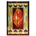 thumbnail image 1 of 21"W X 31"H Harvest Festival Stained Glass Window, 1 of 2