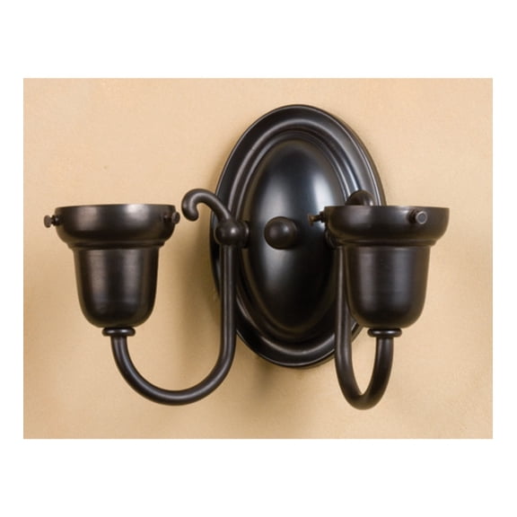 Meyda Tiffany 101564 9" Wide 2 Light Double Sconce Hardware