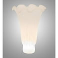 thumbnail image 1 of Meyda Tiffany 10171 High Pond Lily 4" Wide X 6" Tall Lamp Shade - White, 1 of 2