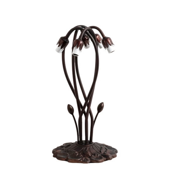 Meyda Tiffany 10201 Lily 16" Tall Lamp Base - MultiColor