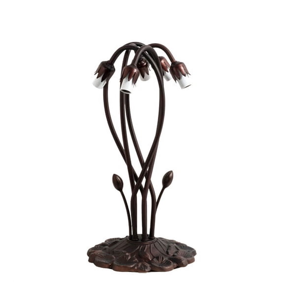 Meyda Tiffany 10201 Lily 16" Tall Lamp Base - MultiColor