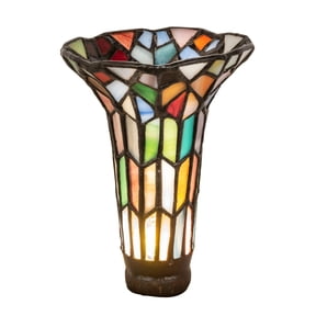 4" Wide X 6" High Stained Glass Pond Lily Shade