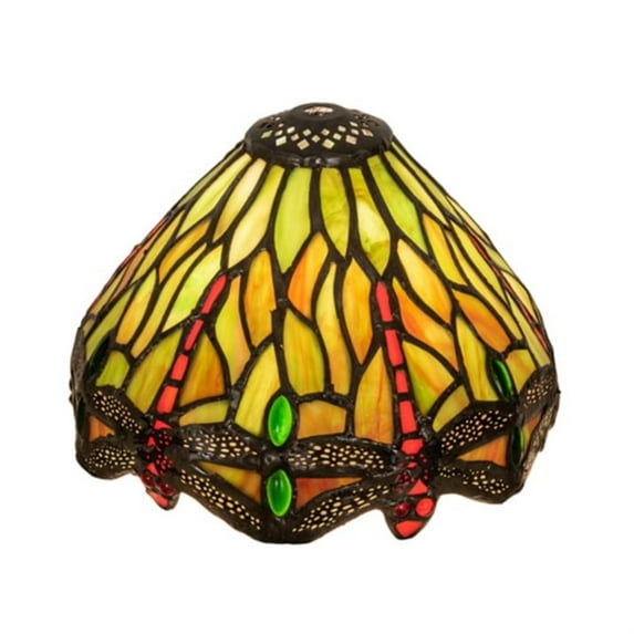 7" Wide Tiffany Hanginghead Dragonfly Shade