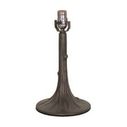 Meyda Tiffany 10566 1 Light Up Lighting Table Lamp Base - Grey