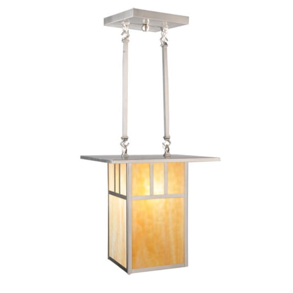 Meyda Tiffany 106383 Two Light Down Lighting Outdoor Pendant From The Mission Collection -