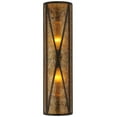 thumbnail image 1 of Meyda Tiffany 106559 8" W Amber Mica Diamond Mission Wall Sconce - MultiColor, 1 of 6