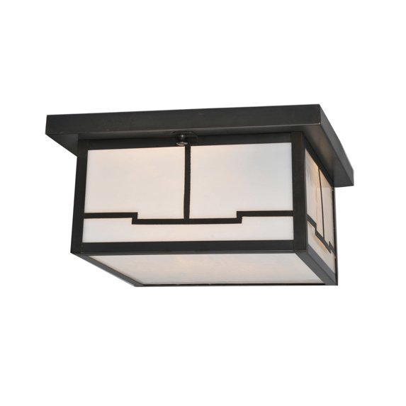 Meyda Tiffany 106621 Two Light Down Lighting Outdoor Flush Mount Ceiling Fixture From The