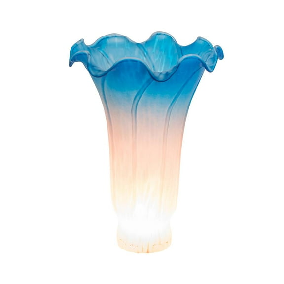 Meyda Tiffany - 10692 - Shade - Pink/Blue Pond Lily - Blue-5pack