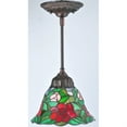 thumbnail image 1 of Meyda Tiffany - 107145 - One Light Mini Pendant - Begonia - Gyb Flame Lt Blue, 1 of 2