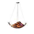 thumbnail image 1 of Meyda Tiffany 107669 28" W Oceano Fused Glass Inverted Pendant - Multi Color, 1 of 1