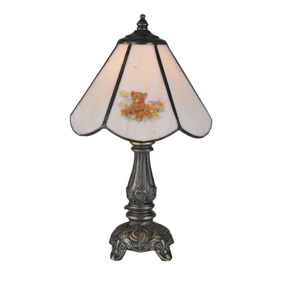 Meyda Tiffany 107809 11.5" H Teddy Bear Mini Lamp
