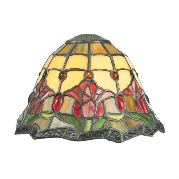 8" Wide Colonial Tulip Shade