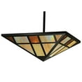 thumbnail image 1 of Meyda Tiffany 109360 36" Square Polaris Inverted Pendant - Bronze, 1 of 1