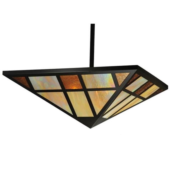 Meyda Tiffany 109360 36" Square Polaris Inverted Pendant - Bronze