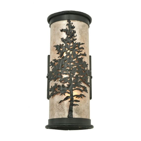 Meyda Tiffany 109763 5" W Tamarack Wall Sconce - Silver