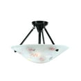thumbnail image 1 of Meyda Tiffany 109968 18" W Supernova Fused Glass Semi-Flushmount Ceiling Fixture -, 1 of 6
