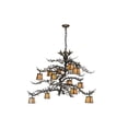 thumbnail image 1 of Meyda Tiffany 110031 Pine Branch Valley View 15 Light 52" Wide Chandelier - Copper, 1 of 5