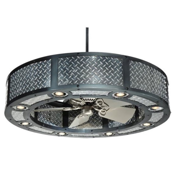 Meyda Tiffany 110039 Custom Made Indoor / Outdoor Chandel-Air - Black