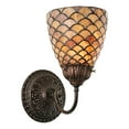 thumbnail image 1 of Meyda Tiffany 110224 Fishscale Wall Sconce, 5.5" Width, 1 of 1