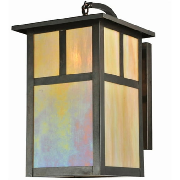 Meyda Tiffany 110798 Hyde Park 17" Tall Wall Sconce - Brown