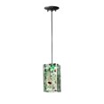 thumbnail image 1 of Meyda Tiffany 111351 5" Square Quadrato Parade Mini Pendant - MultiColor, 1 of 5