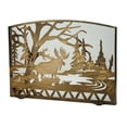 thumbnail image 1 of Meyda Tiffany 113070 47" W X 38" H Moose Creek Arched Fireplace Screen - Copper, 1 of 2