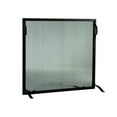 thumbnail image 1 of Meyda Tiffany 113728 46.5" W X 44.5" H Simple Fireplace Screen - Black, 1 of 3