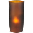 thumbnail image 1 of Meyda Tiffany 114025 3" W X 6" H Cylinder Frosted Amber Replacement Shade - Amber Satin, 1 of 3