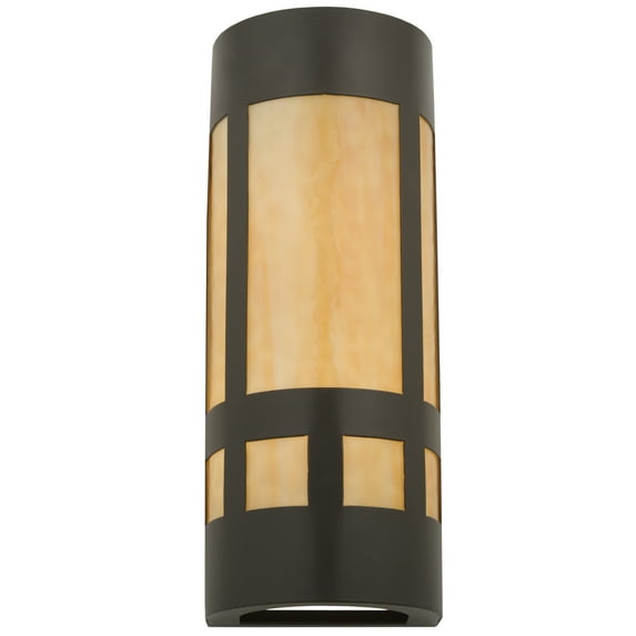 Meyda Tiffany 114090 7" W Van Erp Mission Wall Sconce - Bronze