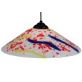 thumbnail image 1 of Meyda Tiffany 114363 18" W Pizza Fused Glass Pendant - MultiColor, 1 of 5