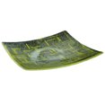 thumbnail image 1 of Meyda Tiffany 114431 14" Square Lemon Fused Glass Plate - Yellow, 1 of 3