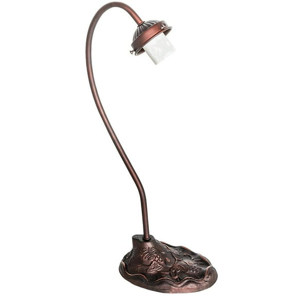 Meyda Tiffany 11519 Gooseneck Floor Lamp Base, 18.5"