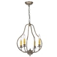thumbnail image 1 of Meyda Tiffany 115225 Epare 4 Light 15" Wide Taper Candle Pendant, 1 of 5