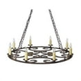 thumbnail image 1 of Meyda Tiffany 116245 Ashley 8 Light 42" Wide Taper Candle Style Chandelier - Rustic Iron, 1 of 7