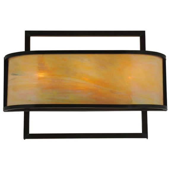 Meyda Tiffany 117663 24" Wide 3 Light Wall Sconce - MultiColor