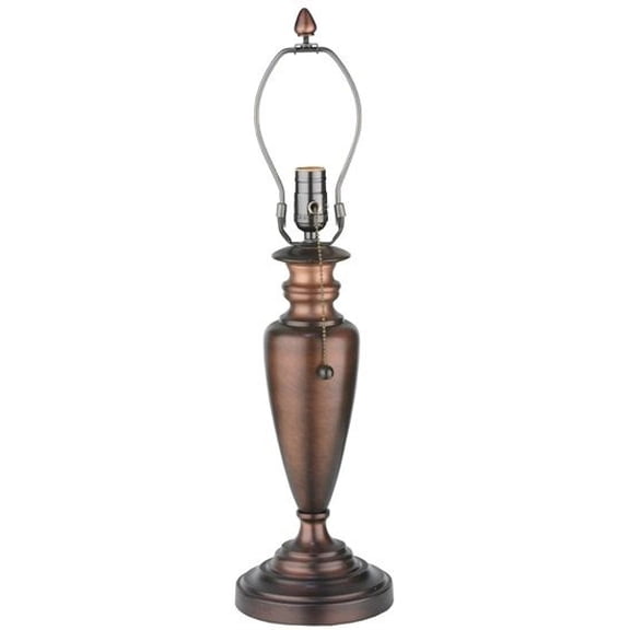 Meyda Tiffany 11774 One Light Table Lamp Base   Antique Finish