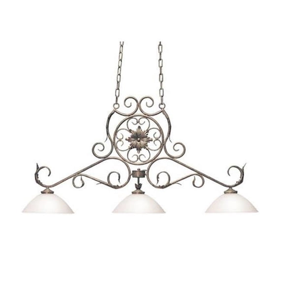 Meyda Tiffany 118120 Christabel 3 Light 54" Wide Linear Pendant