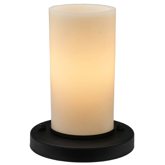 Meyda Tiffany 119066 Table Top 7" Tall Buffet Table Lamp - Black