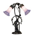 thumbnail image 1 of Meyda Tiffany - 11943 - Two Light Accent Lamp - Trellis Girl Lily - Pink/Blue-46pack, 1 of 2