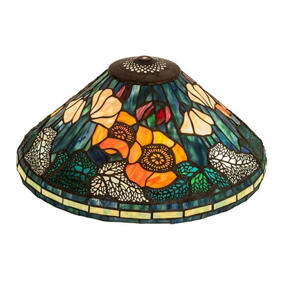 Meyda Tiffany 119550 Tiffany 8.5" Tall Lamp Shade - Copper