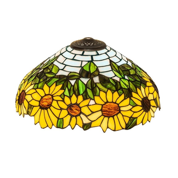 Meyda Lighting 16" Wide Wild Sunflower Shade