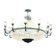 thumbnail image 1 of Meyda Tiffany 119759 Crista 30 Light 84" Wide Crystal Candle Style Chandelier - Verdigris, 1 of 1