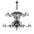 thumbnail image 1 of Meyda Tiffany 119776 Noah 16 Light 72" Wide Chandelier - Rustic Iron, 1 of 1