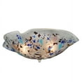 thumbnail image 1 of Meyda Tiffany 120080 18.25" W Organic Slumped Fused Glass Flush Mount Ceiling Fixture -, 1 of 5