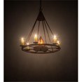 thumbnail image 1 of Meyda Tiffany 120281 Desert Arrow 7 Light 30" Wide Taper Candle Style Chandelier - Rust, 1 of 7