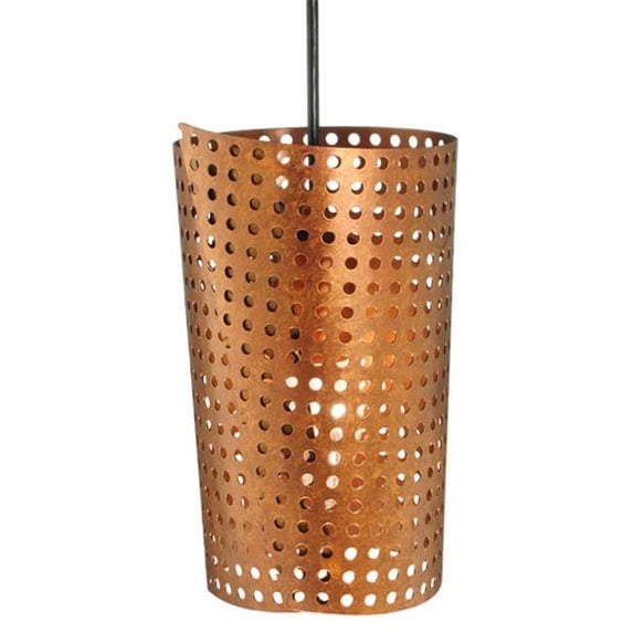 Meyda Tiffany 120614 Zara 6" Wide Mini Pendant - Copper