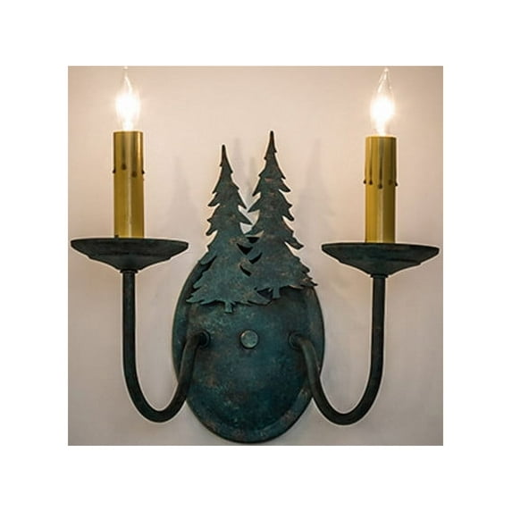 Meyda Tiffany 120783 Double 2 Light 11" Tall Wall Sconce - Gold