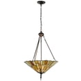 thumbnail image 1 of Meyda Tiffany - 121146 - Three Light Inverted Pendant - Delta - Mahogany Bronze, 1 of 7