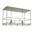 thumbnail image 1 of Meyda Tiffany 121711 48" L Spartan Pot Rack - Silver, 1 of 4